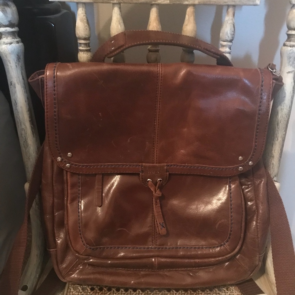 NWT The SAK crossbody/backpack distressed brown